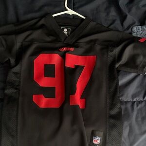 NFL Black & Red 49ers #97 Football Jersey